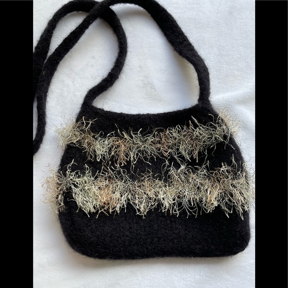 HOMEMADE Felted Wool Shoulder bag - Picture 1 of 10